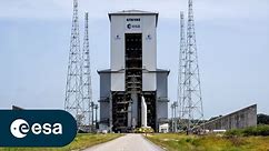 Ariane 6 stands tall for launch