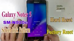 Samsung Galaxy Note 5(N920c) Hard Reset + Frp bypass-Google Lock Remove 2k24