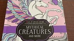 Mythical Creatures coloring book review