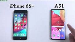 SAMSUNG A51 vs iPhone 6S+ | Speed Test Comparison