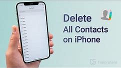 How to Delete All Contacts from iPhone 2022
