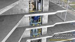 Otis Elevator SkyBuild Construction Elevator System - 3D Animation