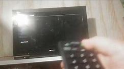 [2010] Sony Bravia [KLV-32BX300] LCD TV (Startup & Shutdown)