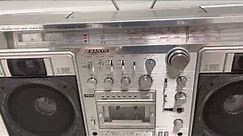 Sanyo m-x920k vintage boombox radio