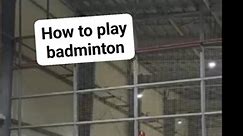 How to play badminton #volleyball #badminton | Dinliz Cris Balon