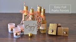 DIY Easy Fall Party Favors