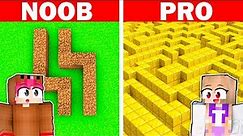 Laberinto NOOB vs PRO!! Batalla de Construcción en Minecraft