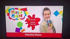 Opening And DVD Menu Walkthrough To Mister Maker - Amazing Makes 2013 DVD (Australia)