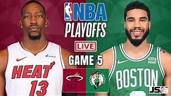 Miami Heat vs Boston Celtics Game 5 | NBA Playoffs Live Scoreboard