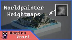 Using Worldpainter for MagicaVoxel