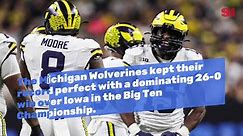 Michigan Stays Undefeated with Big Ten Championship Win Over Iowa