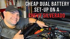DIY: How To Install a Dual Battery Set-Up Using a Battery Isolator on a Chevy Silverado 2014-2018