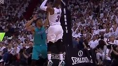 NBA on TNT - Dwyane Wade with the nice jump hook. #NBAPlayoffs