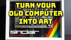 Turn retro computer hardware into artwork - ZX Spectrum motherboard