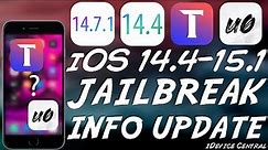 iOS 14.8 / 14.7.1 - 14.4 A12+ JAILBREAK: Important Info + What To Expect & Avoid iOS 15! (EXPLAINED)