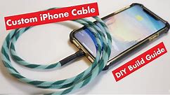 Custom iPhone Cable DIY Build Guide (Lightning Connector)