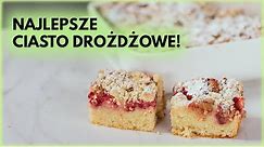 Klasyczne CIASTO DROŻDŻOWE z kruszonką i rabarbarem! | Sugarlady