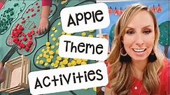 Pre-K and Kindergarten Apple Theme Activities for Fall