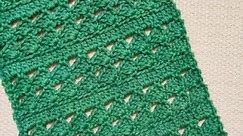 Spring Green Space Easy Crochet Table Runner | How to Crochet Table Runner