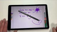 Amazon Fire Tablet Stylus Writing And Drawing Test