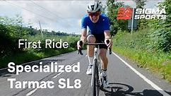 Matt Stephens rides the Specialized Tarmac SL8 Road Bike | Sigma Sports