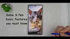 Samsung Note 10 Plus S pen Basic Features you should know