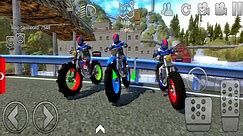 Mountain Driving Motorcycle Game #3 Motorbikes Uphill Racing Trial Gameplay | US Bikes Racing Game