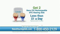 Nano Hearing Aids TV Spot, 'Difficulty Hearing: Less Than $1 a Day'