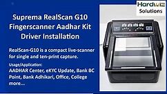 Suprema Biometric Installation | Suprema Realscan G10 Installation | Suprema Fingerprint Device