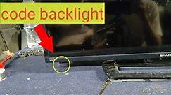 menu service,LC-32LE265M problem backlight code,Sharp blinking indicator repair tutorial/repair tv