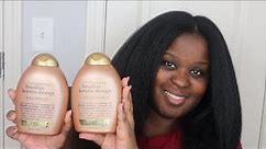 OGX Brazilian Keratin Therapy Shampoo and Conditioner Review |ThePorterTwinZ