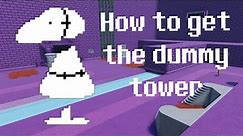 How to get the Dummy secret tower in Undertale Tower Defense