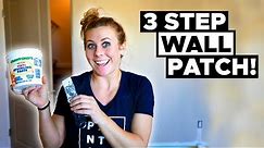 Repair Your Drywall in 3 EASY STEPS! Prepping Walls to Paint