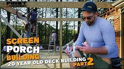 How to Build a Screen Porch | Joists and Decking - Part 2