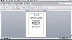 Word Tutorial - How to create page borders