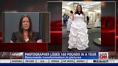 Woman documents 160-pound loss in photos
