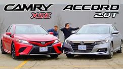 2019 Toyota Camry XSE vs Honda Accord 2.0 Touring // Battle For Best Mid-Size Sedan