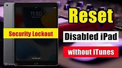 How to Reset Disabled iPad without iTunes – 3 Effective Ways