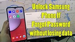 How To Unlock Samsung Phone If Forgot Password without losing data