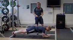 Beginner strength exercises for cyclists: Front plank