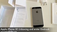 Apple iPhone SE Unboxing und erster Eindruck