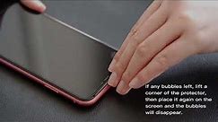 JETech Full Coverage Screen Protector Installation for iPhone