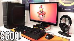 COMPLETE $600 Gaming Setup for Budget PC Gamers!