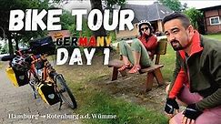 First bicycle tour | Germany | Joy and beginner mistakes