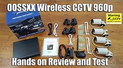 Wireless CCTV 960P / 1TB NVR / Push Notifications by OOSSXX [Unboxing and Complete Setup]