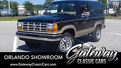 1990 Ford Bronco II Eddie Bauer 4x4 For Sale Gateway Classic Cars Orlando #1658