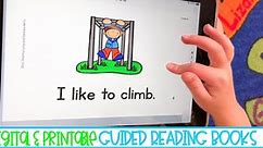 Printable & Digital Guided Reading Books for Kindergarten & First Grade