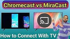 how to use Chromecast in Android TV Chromecast vs Miracast Explained in hindi