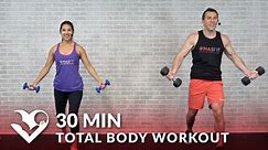 30 Minute Total Body Workout with Dumbbells - HASfit - Free Full Length Workout Videos and Fitness Programs