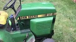 How to change the front-drive belt on a John Deere 110, 112, 200, 208, 210, 212, 214, & 216.